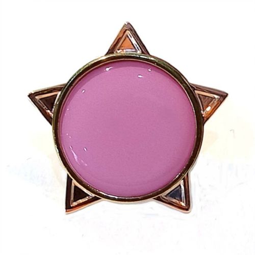 Pink star badge